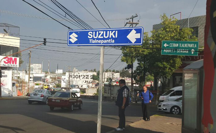 Señalamientos de destino, PSI